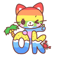 Rainbow Animals sticker #4155710