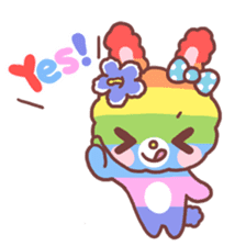 Rainbow Animals sticker #4155716