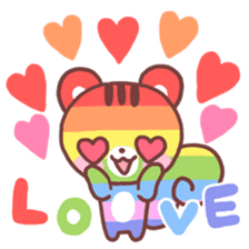 Rainbow Animals sticker #4155719