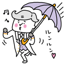 Funny butler sticker #4156141