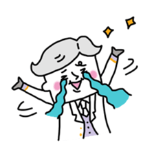 Funny butler sticker #4156142