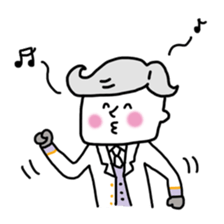 Funny butler sticker #4156145