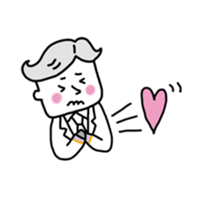 Funny butler sticker #4156148