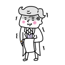 Funny butler sticker #4156152