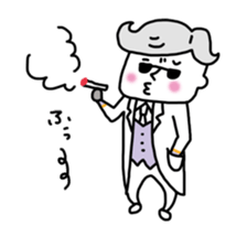 Funny butler sticker #4156157