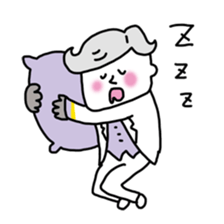 Funny butler sticker #4156168
