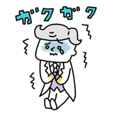 Funny butler sticker #4156169