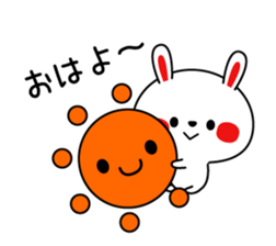 Mr. rabbit, basic set sticker #4156604