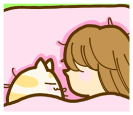 Calm cats sticker #4157264