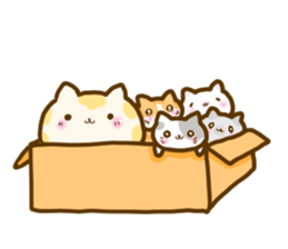 Calm cats sticker #4157284