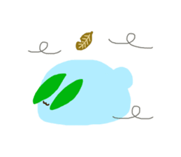 The snow rabbit sticker #4157619