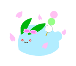 The snow rabbit sticker #4157623