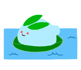 The snow rabbit sticker #4157624