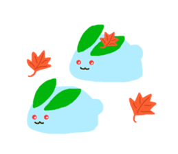 The snow rabbit sticker #4157625