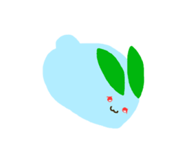 The snow rabbit sticker #4157629