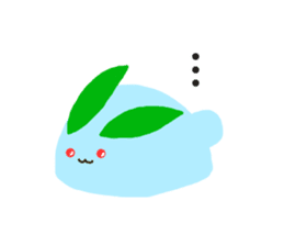 The snow rabbit sticker #4157634