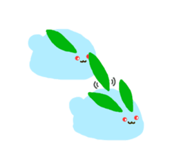 The snow rabbit sticker #4157635