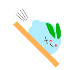 The snow rabbit sticker #4157638