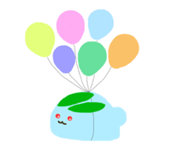 The snow rabbit sticker #4157640