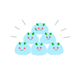 The snow rabbit sticker #4157641