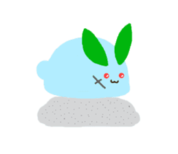 The snow rabbit sticker #4157642