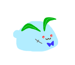 The snow rabbit sticker #4157645