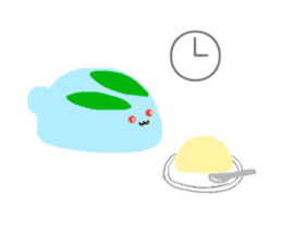 The snow rabbit sticker #4157647