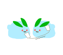 The snow rabbit sticker #4157649