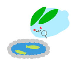 The snow rabbit sticker #4157650