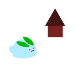 The snow rabbit sticker #4157653