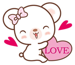 White White Bear sticker #4157859