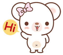 White White Bear sticker #4157875