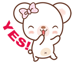 White White Bear sticker #4157884