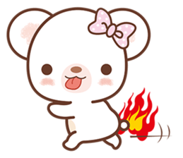 White White Bear sticker #4157888