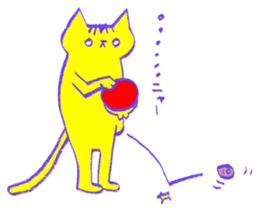 FUNNY CAT TORO 2 sticker #4157934