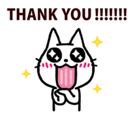 White kitty 2 sticker #4158137