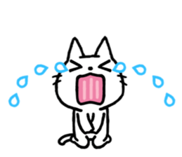 White kitty 2 sticker #4158151