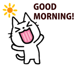 White kitty 2 sticker #4158164