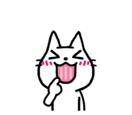 White kitty 2 sticker #4158167