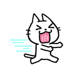 White kitty 2 sticker #4158169