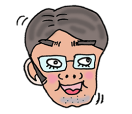 It's exaggerated. sticker #4158182