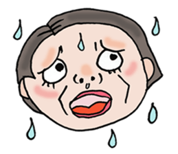 It's exaggerated. sticker #4158183