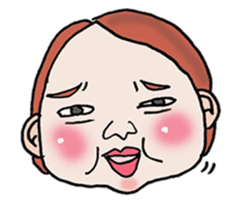 It's exaggerated. sticker #4158190