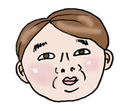 It's exaggerated. sticker #4158197