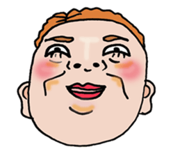 It's exaggerated. sticker #4158198