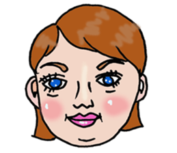 It's exaggerated. sticker #4158201