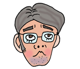 It's exaggerated. sticker #4158202