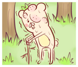 Everyday life of the bear sticker #4158404