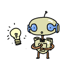 The Negative robot sticker #4158549