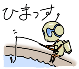 The Negative robot sticker #4158561